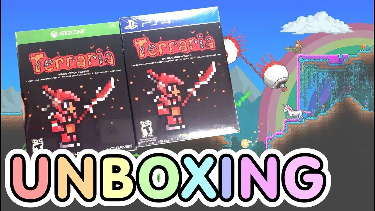 Terraria (Special Edition) (PS4 / Xbox One) Unboxing