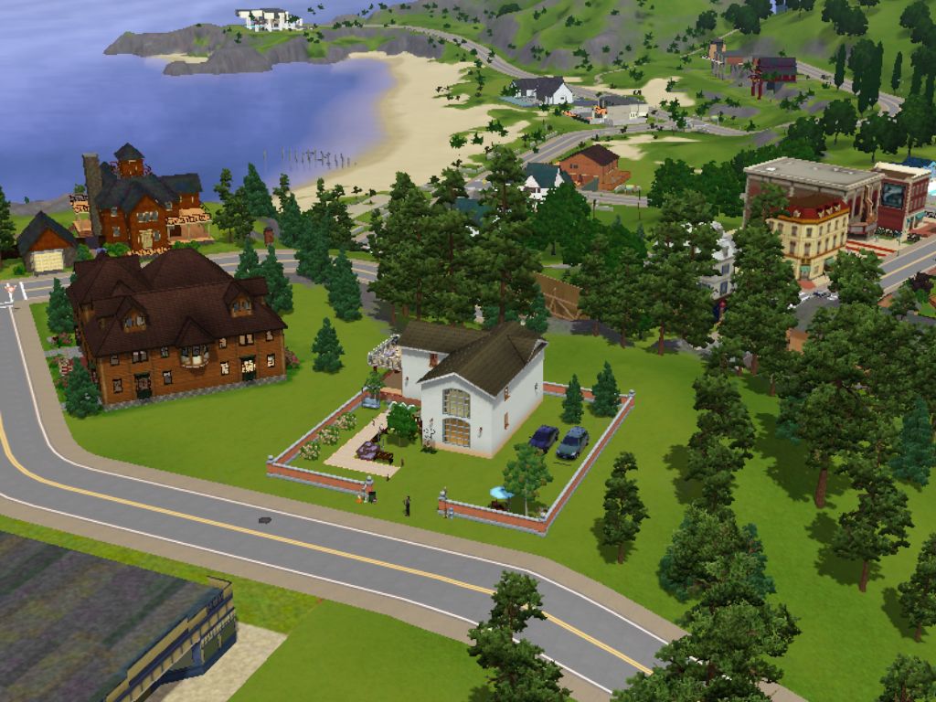 Sims 3 "Красивый загородный дом"