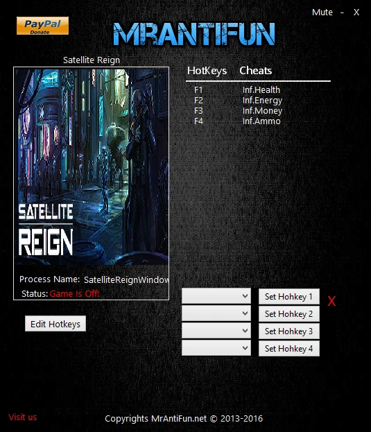 Satellite Reign: Трейнер/Trainer (+4) [1.13.01] {MrAntiFun}