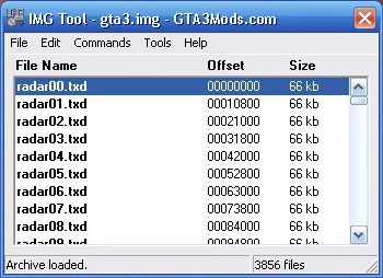 GTA 3 "IMG Tool v1.3"