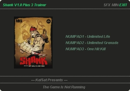 Shank: Трейнер (+3) [1.0] {KelSat}