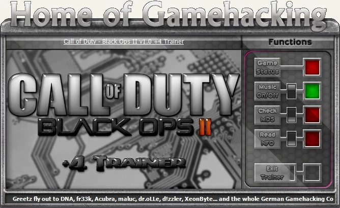 Call of Duty - Black Ops 2: Трейнер/Trainer (+4) [1.0] {HoG/sILeNt heLLsCrEAm}