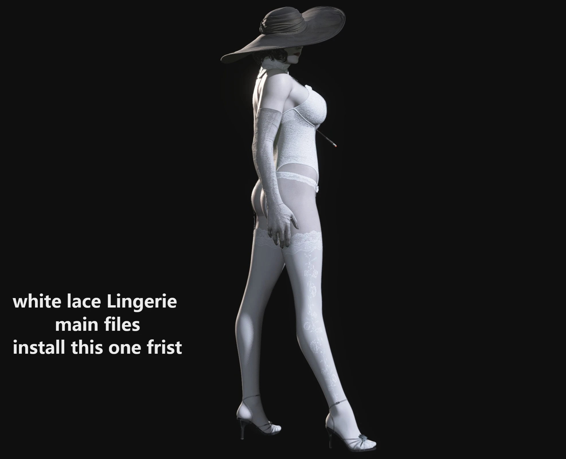 Resident Evil: Village "Альсина Димитреску в кружевах" {Grogu}