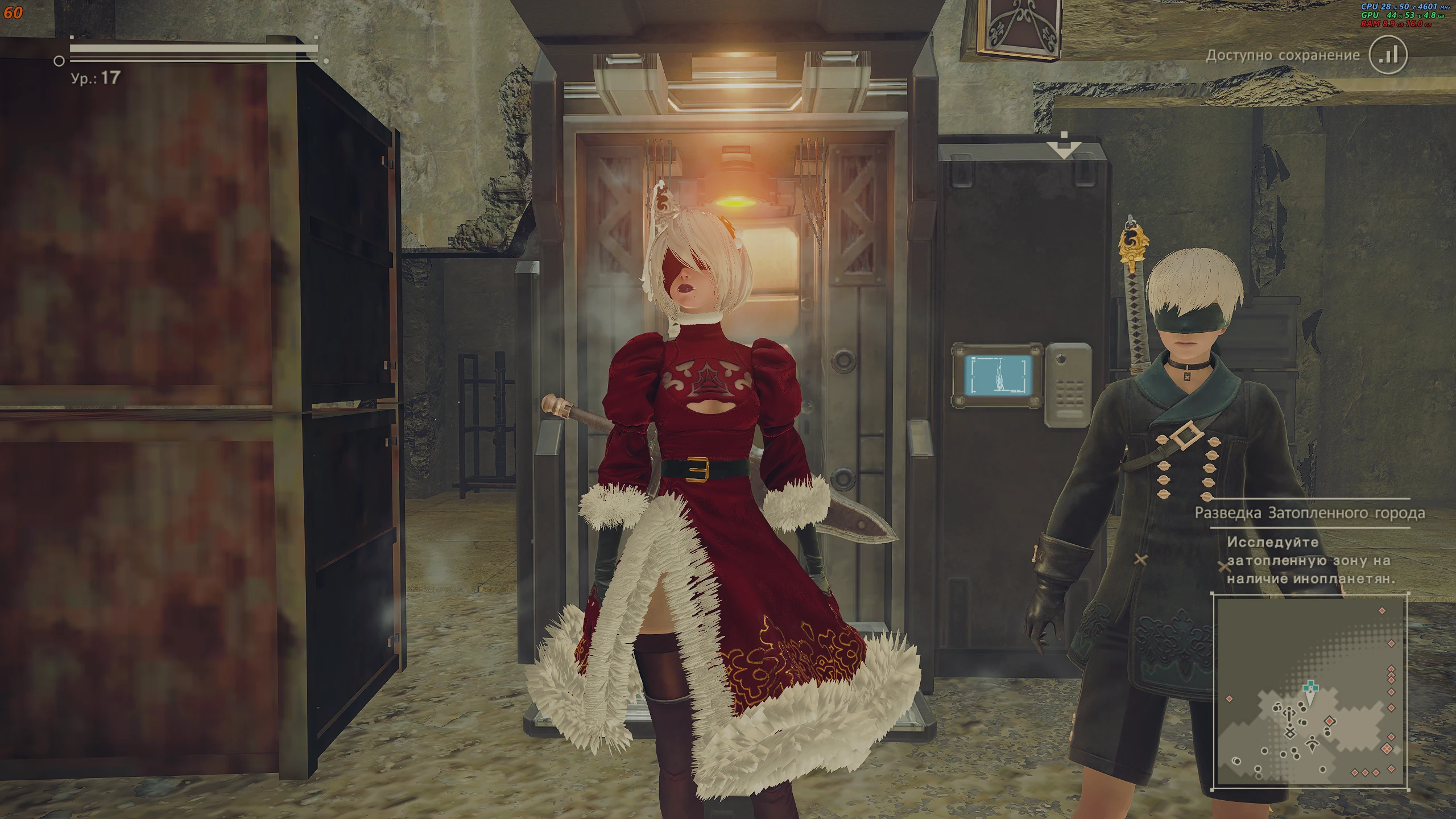 NieR: Automata "2B - Новогодняя одежда"