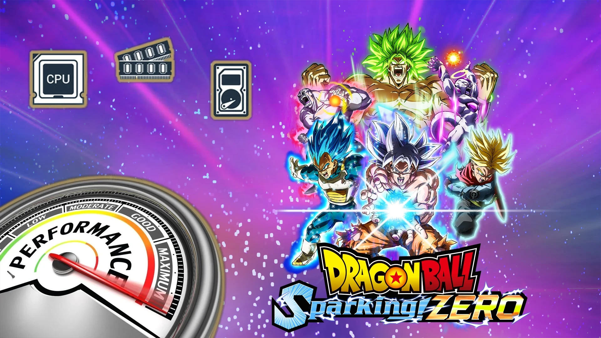 Dragon Ball: Sparking! Zero "Устранение заиканий - высокий приоритет ЦП и диска"