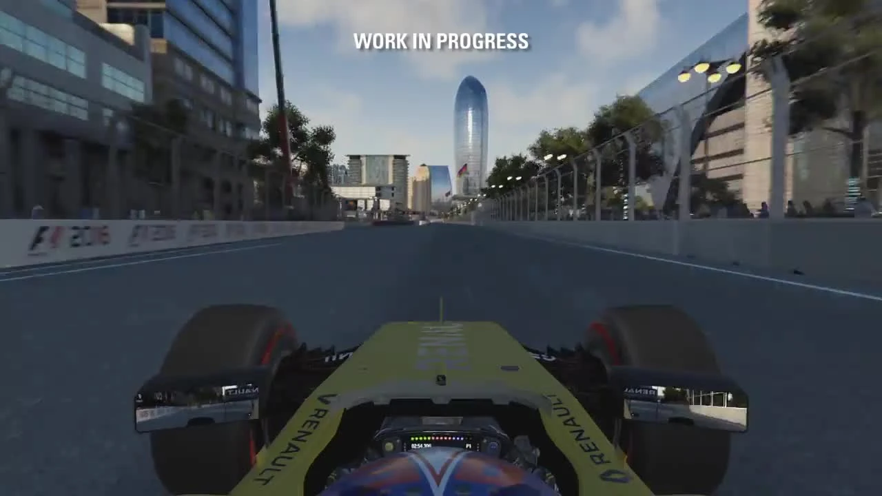 Дебютный геймплей F1 2016