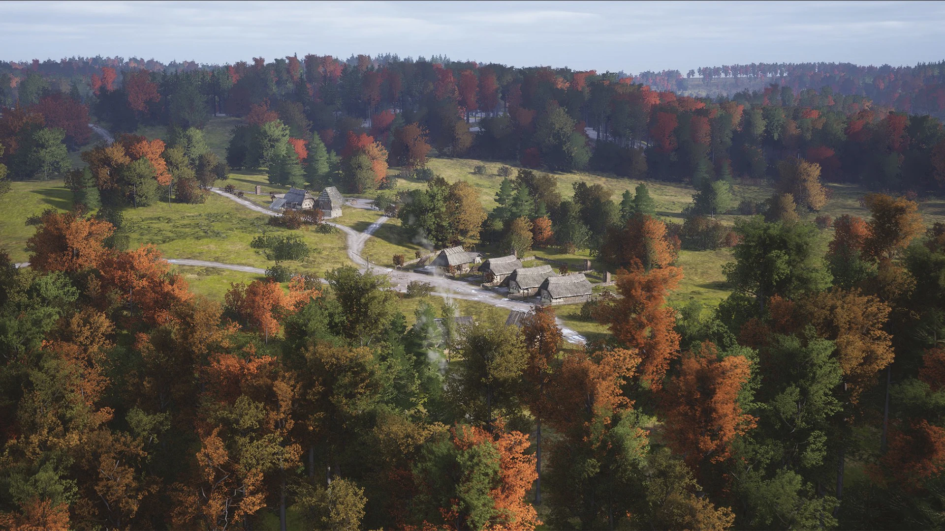 Разработчик Manor Lords поделился новым скриншотом с живописным пейзажем средневековой стратегии