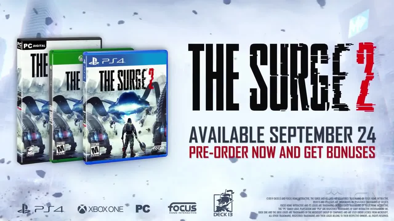 Опубликован кинематографический трейлер The Surge 2