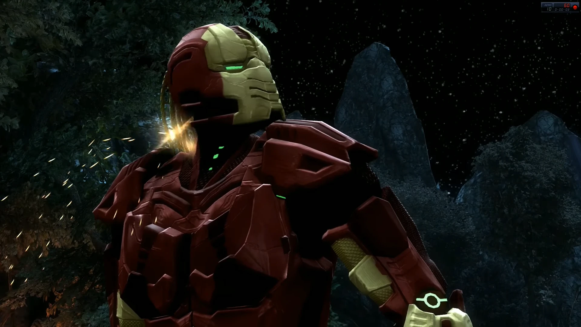 Mortal Kombat (2011) "Skin: IronMan Cyrax (PC version) {By TetzRep & Hanzo-Hasashi}"