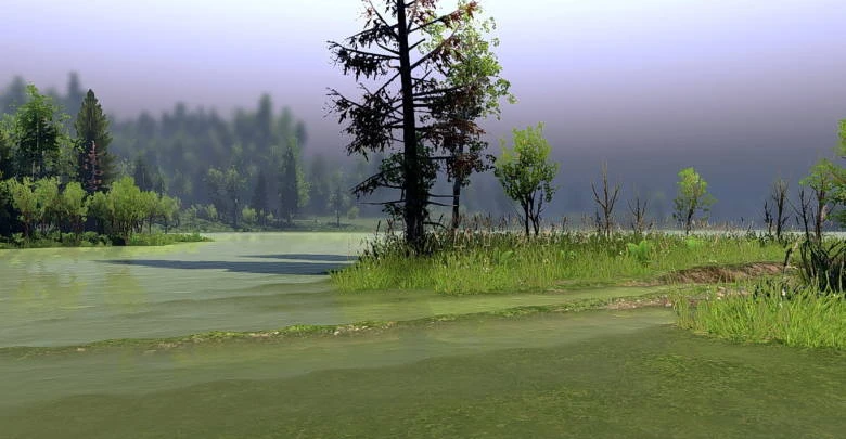 Spintires "Карта "ЛесХоз имени Ленина" версия 1.0 для SpinTires (v03.03.16)"