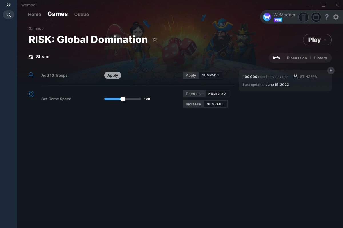 RISK: Global Domination "Трейнер +2" [UPD: 15.06.2022] {STiNGERR / WeMod}