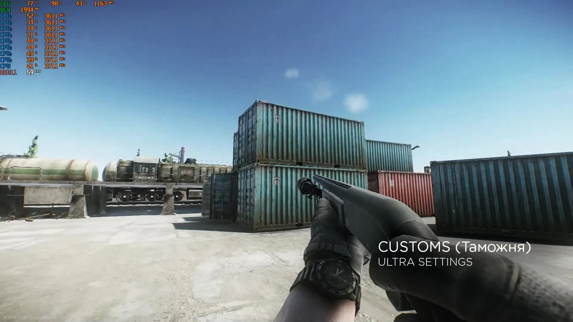Escape from Tarkov v0.10 - производительность на Nvidia GeForce GTX 770 (~960/~1050Ti)