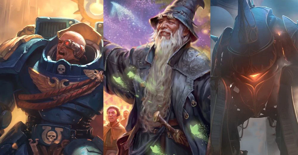 В MTG появятся мини-сеты с картами по Warhammer 40K, Street Fighter, Властелину колец и Fortnite