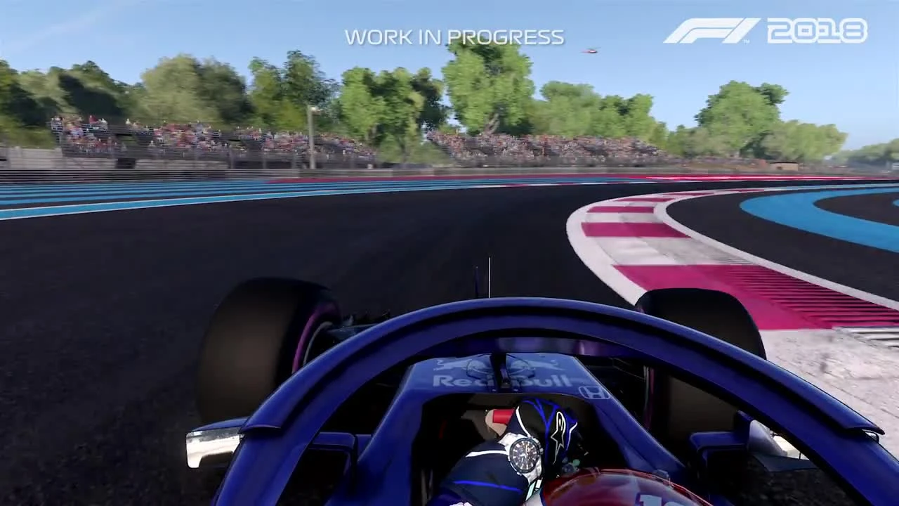 F1 2018 круг по трассе Paul Ricard от Пьера Гасли