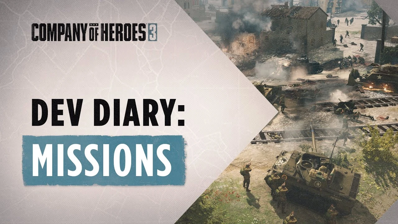Новый трейлер Company of Heroes 3 посвящён миссиям кампании