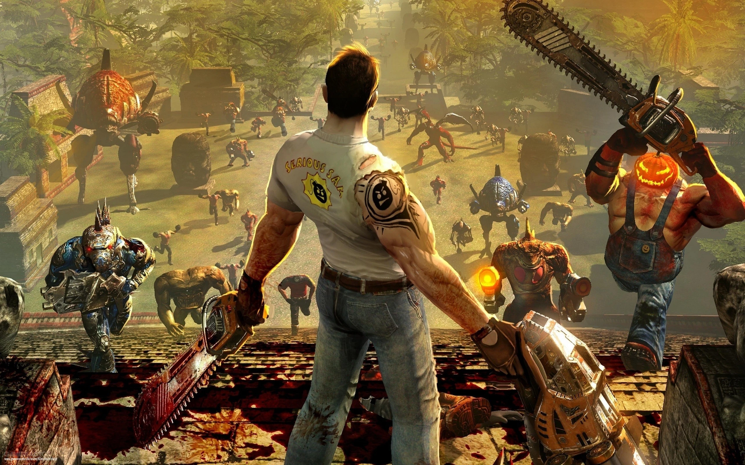 16 уровней, дерево навыков, езда на монстрах: новые подробности Serious Sam 4 из официального гида