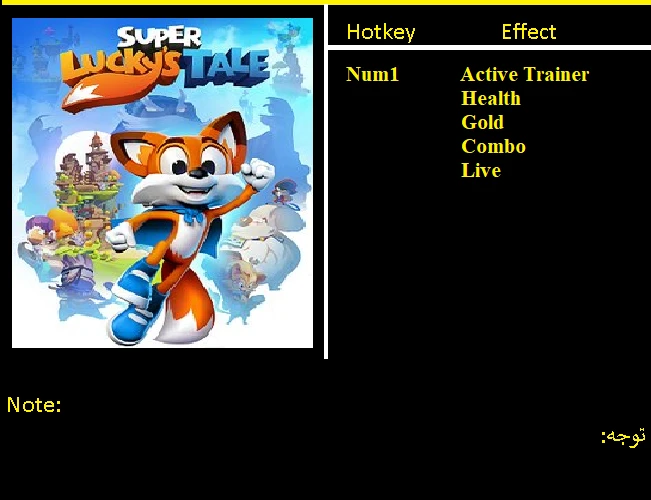 New Super Lucky's Tale: Трейнер/Trainer (+4) [1.0] {Abolfazl.k}