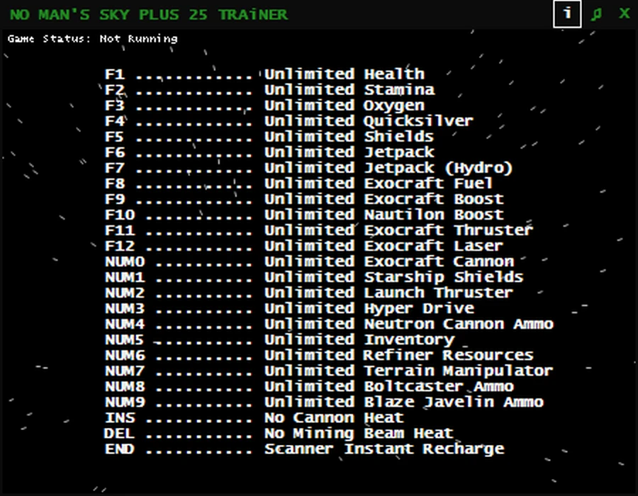 No Man's Sky Breach "Трейнер +25" [v6.12 RazorDOX] {PLAYMAGiC}
