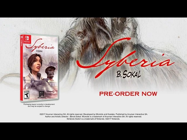 Syberia выйдет на Nintendo Switch 20 Октября