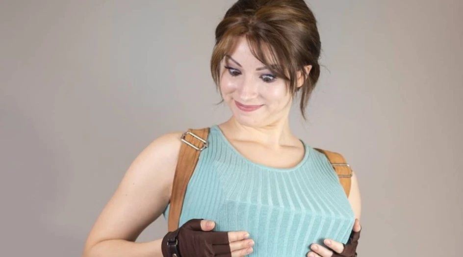 Косплей Лары Крофт из Tomb Raider