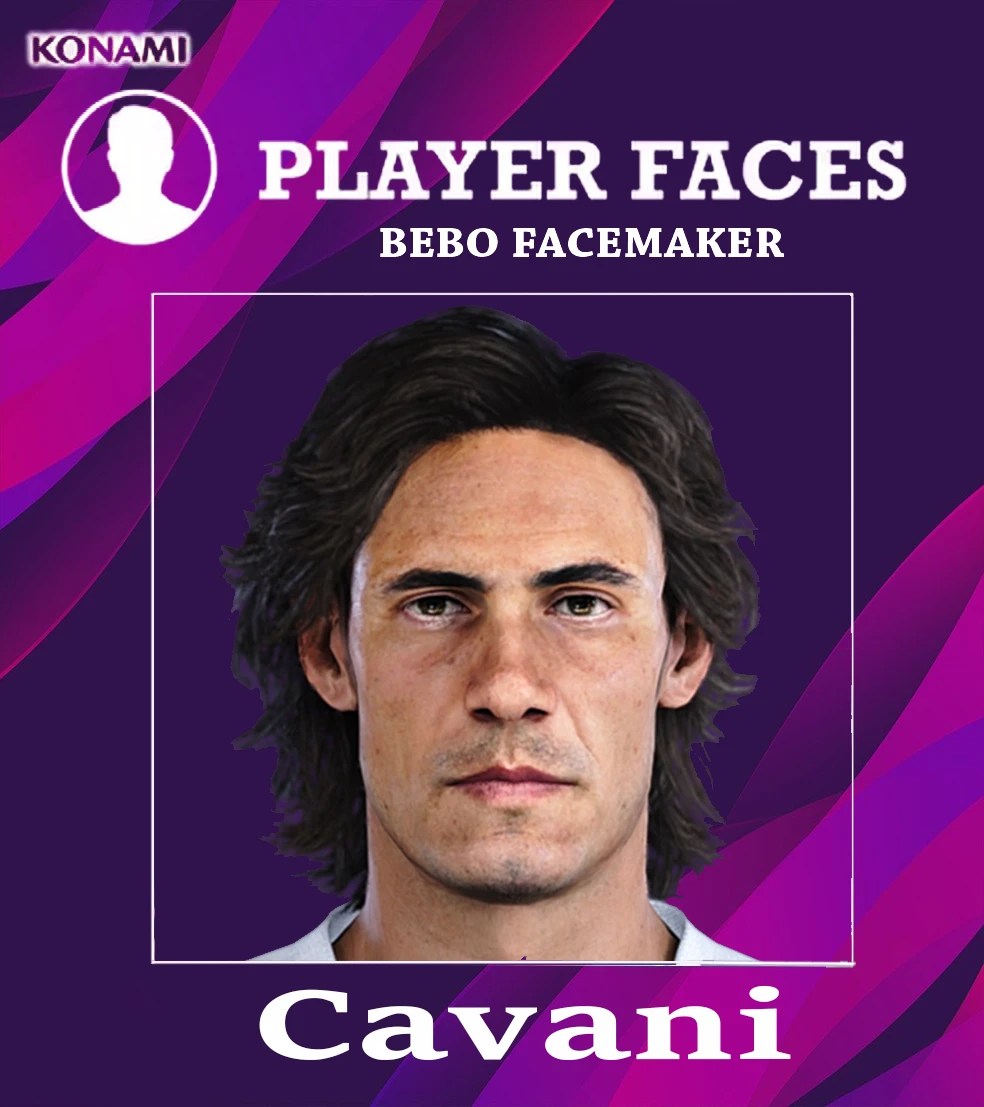 eFootball PES 2020 "Cavani face [BeboFacemaker]"