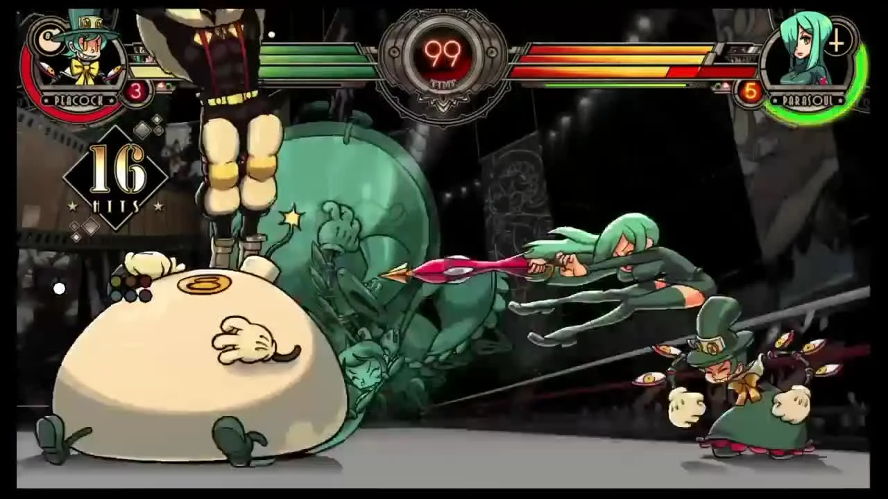 Beowulf and Ms. Fortunes КомбоКатастрофа - Skullgirls