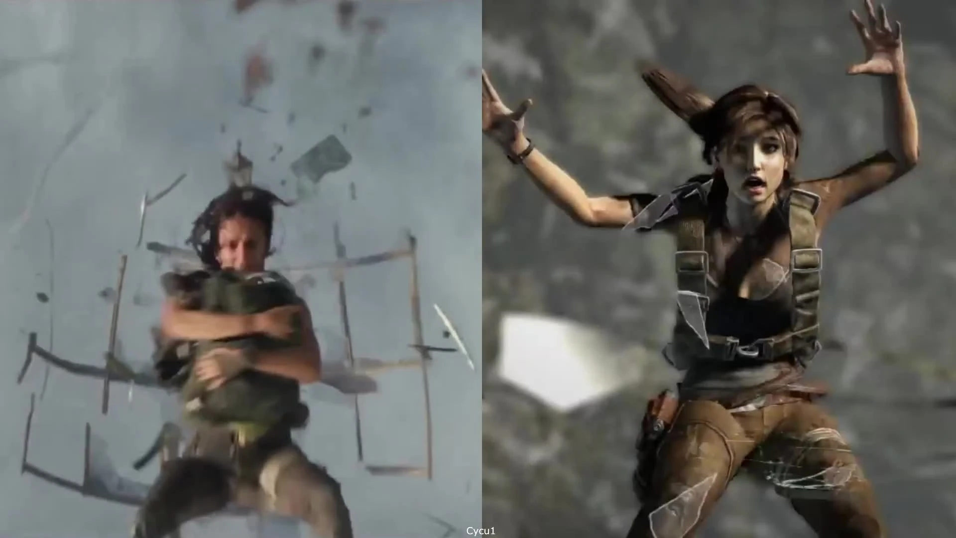 Tomb Raider: Сравнение сцен из игры и фильма