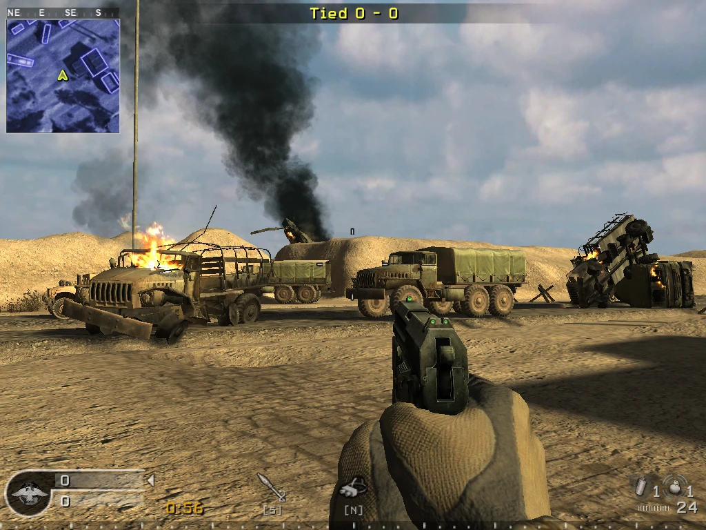 Call of Duty 4: Modern Warfare "Карта - Convoy assault"