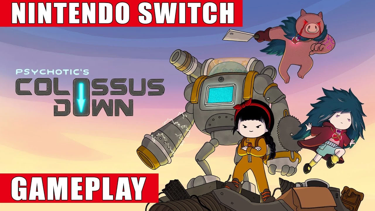 Запись игрового процесса Colossus Down в версии для Switch
