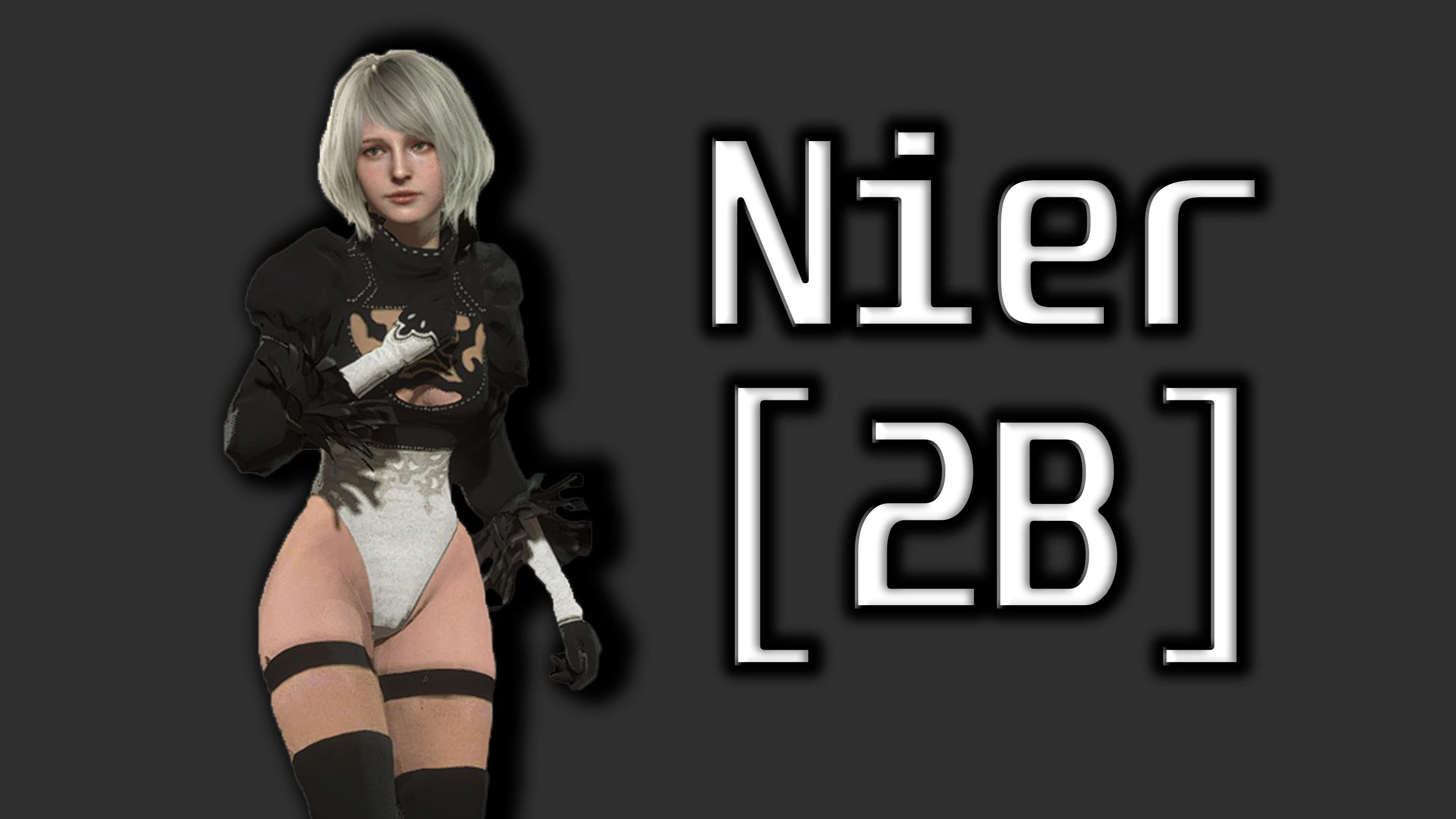 Resident Evil 4 Remake "Эшли в костюме 2B из Nier Automata"