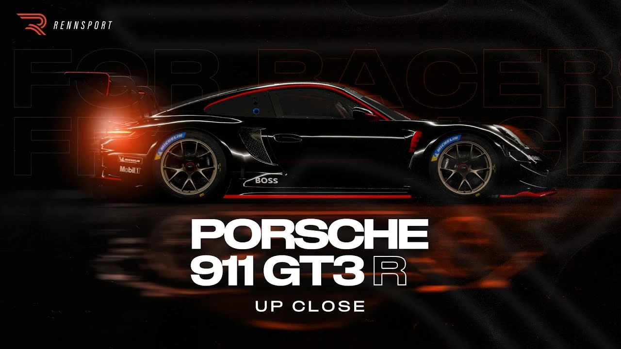 Представлено видео нового Porsche 911 GT3 R для игры RENNSPORT