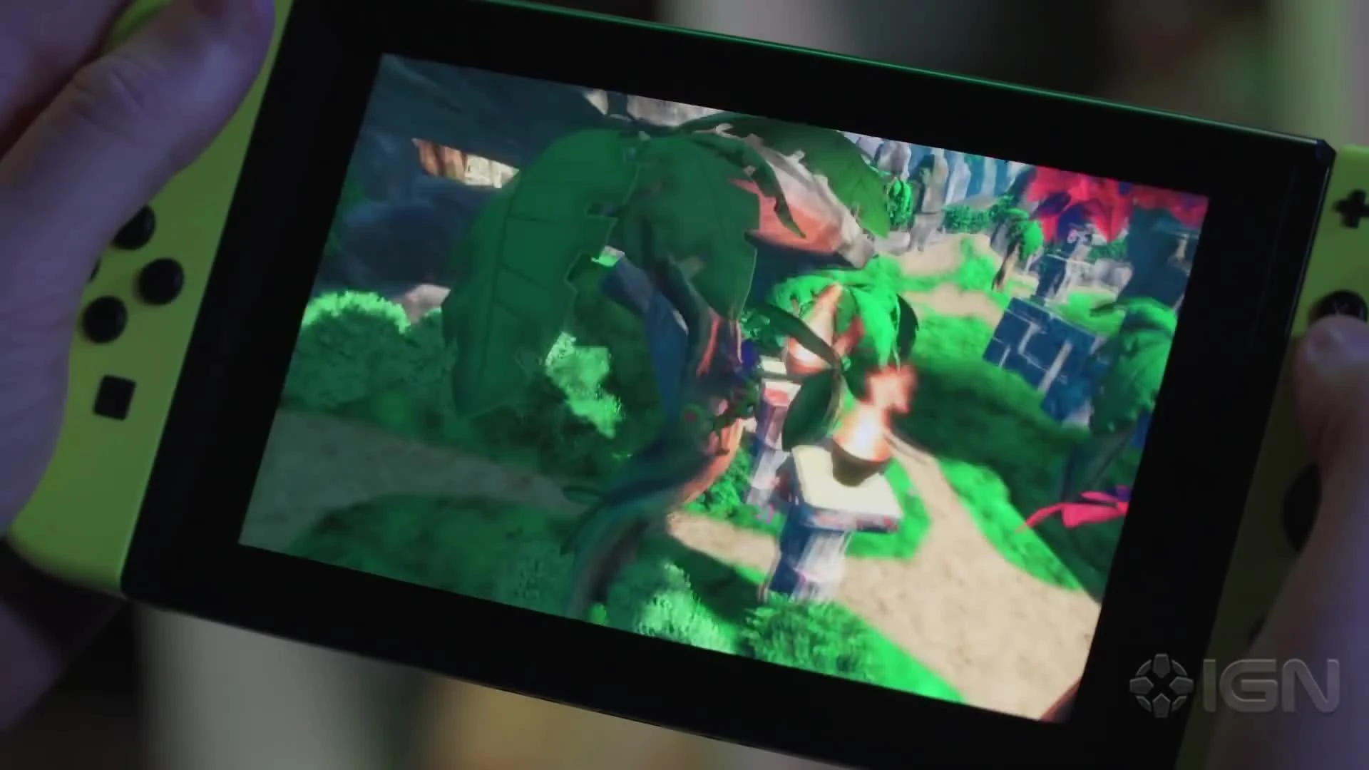 5 минут геймплея Yooka-Laylee с Nintendo Switch