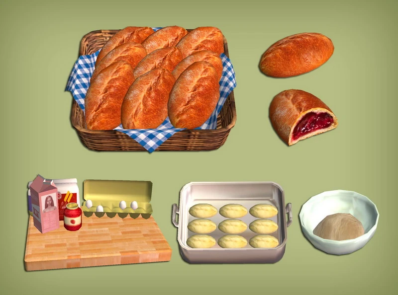 The Sims 2 ''Вкусная еда и напитки на русском языке''