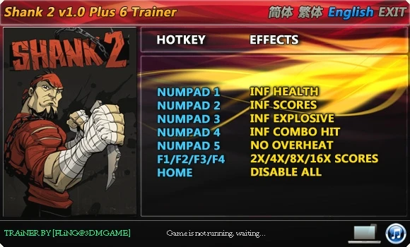 Shank 2: Трейнер/Trainer (+6) [1.0] {FLiNG}