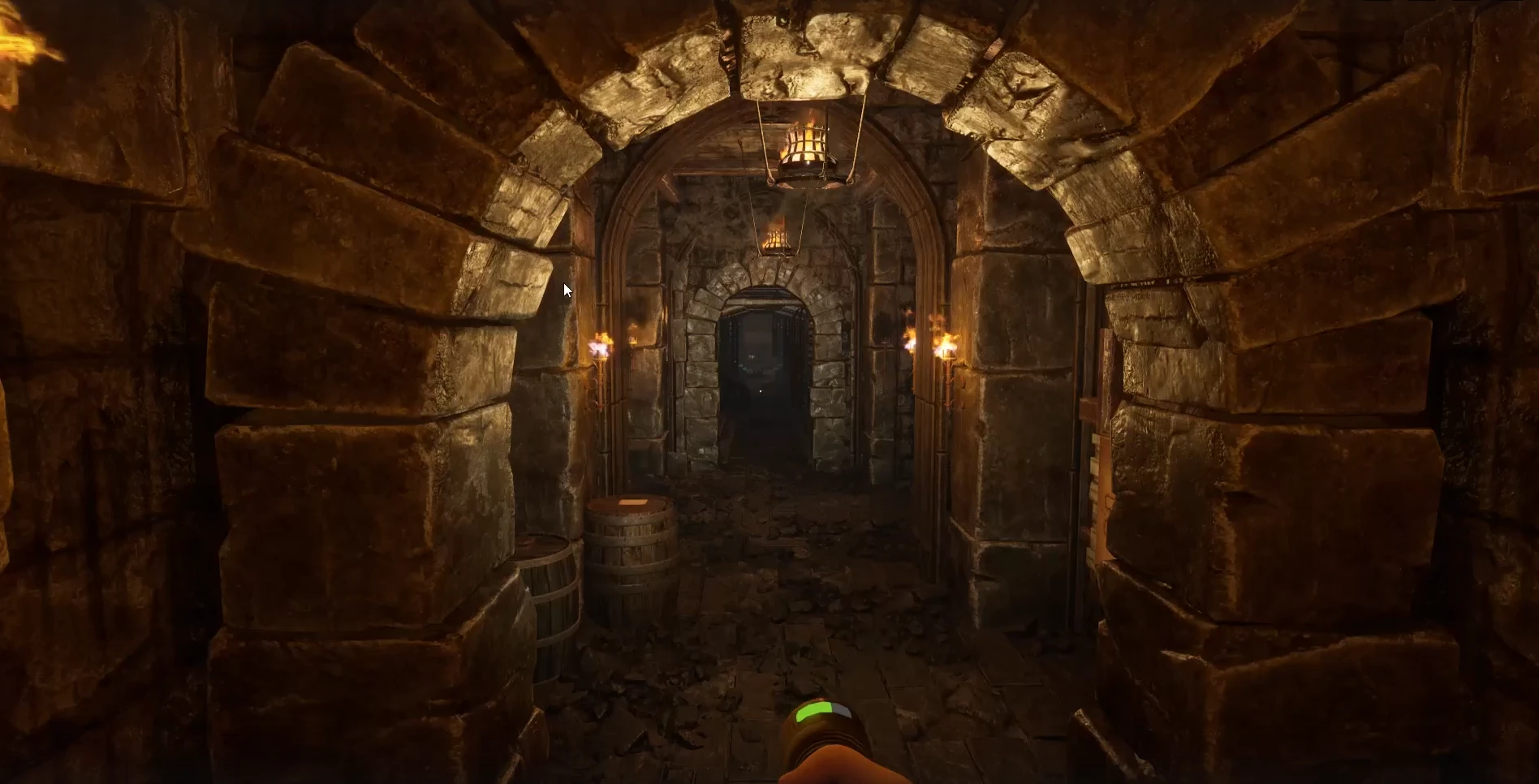 Геймплейное видео "Храма Зеленой Луны". Подземелье. Магический лабиринт с головоломкой