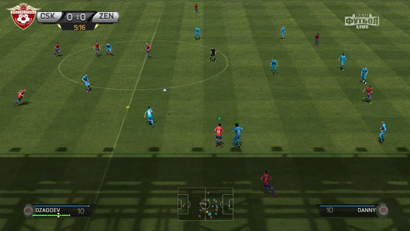 FIFA 14 "Rosgosstrah Scoreboard + WIPE 2016"