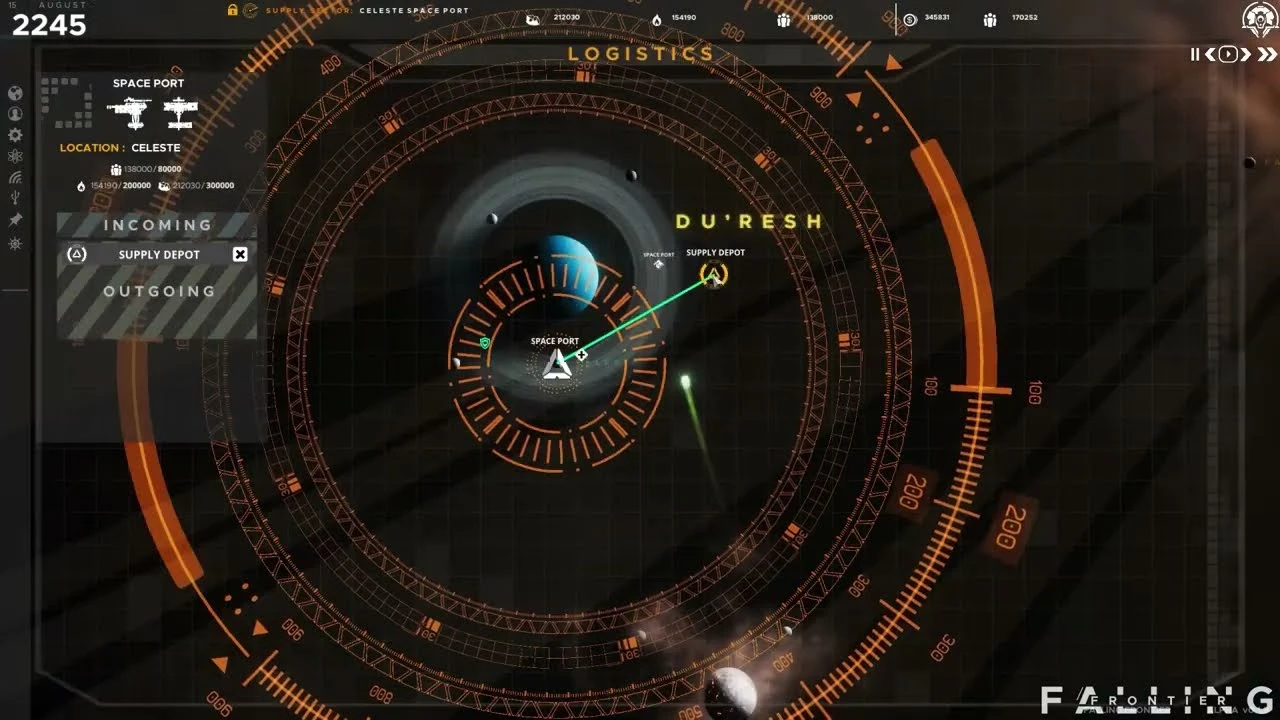 Разведка и логистика в новом трейлере космической стратегии "Falling Frontier"