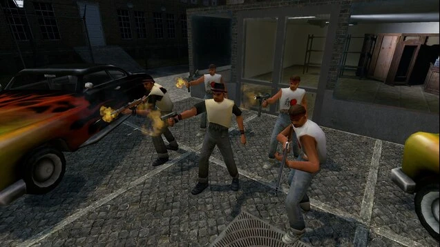 Garry's Mod "Бандиты и полицейские из GTA San Andreas"