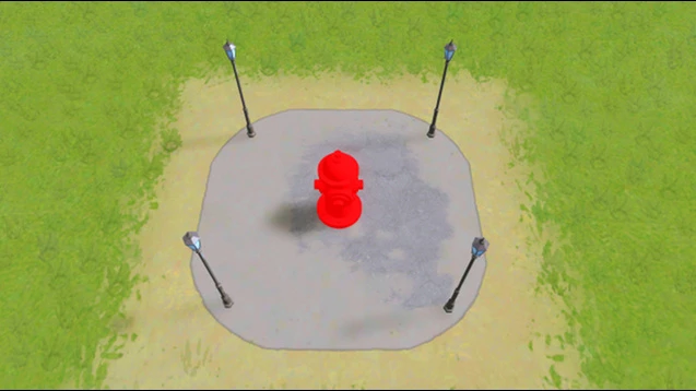 Cities: Skylines "Пожарный гидрант. Fire Hydrant."