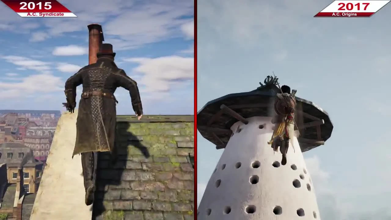 Сравнение Assassin's Creed Syndicate vs. Origins | ULTRA | RX 580