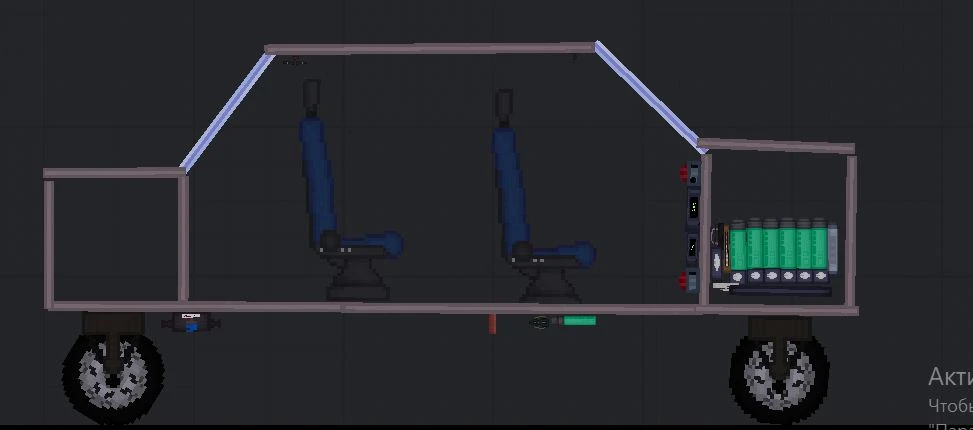 People Playground "Машина ваз 2107 с поршневым двигателем"