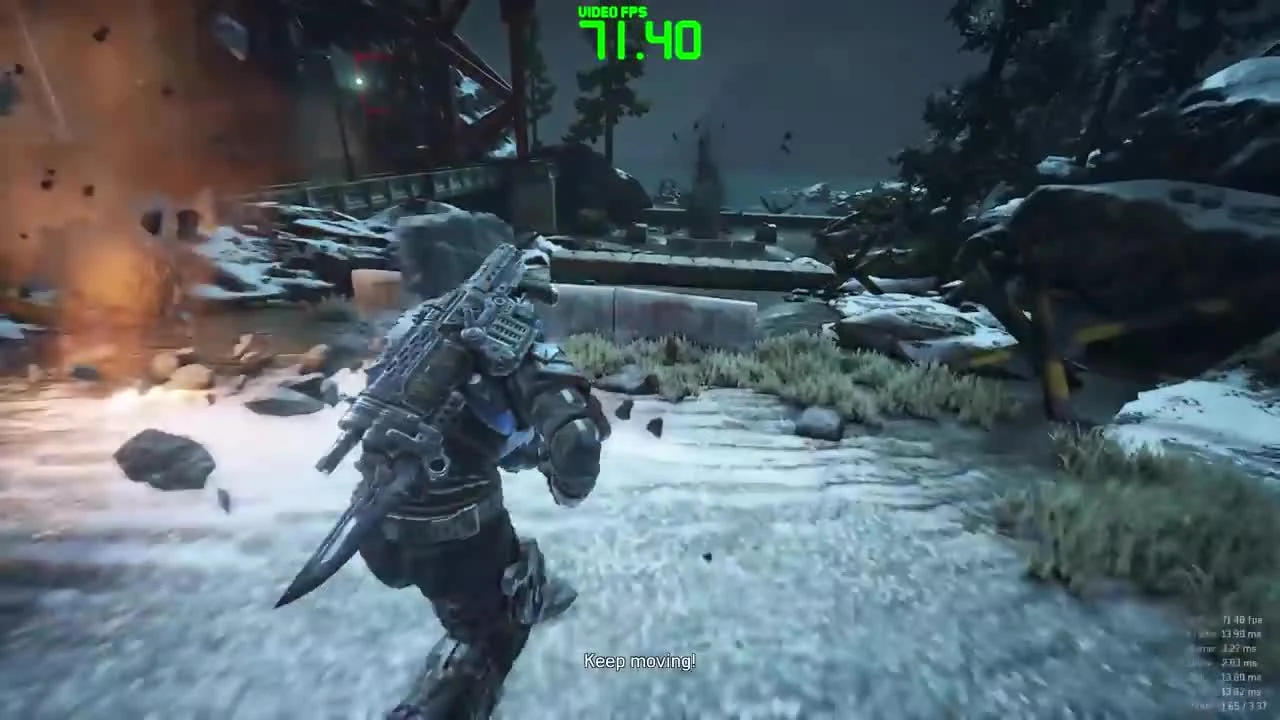 Тест производительности Gears of War 4 GTX 1050 Ti OC - 1080p & 1440p