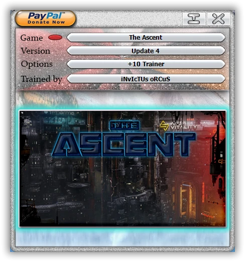 The Ascent: Трейнер/Trainer (+10) [Update 4]{iNvIcTUs oRCuS / HoG}