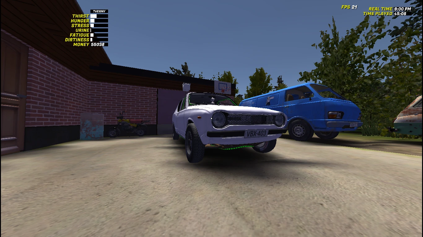 Собраная сатсума есть ключи от всего транспорта