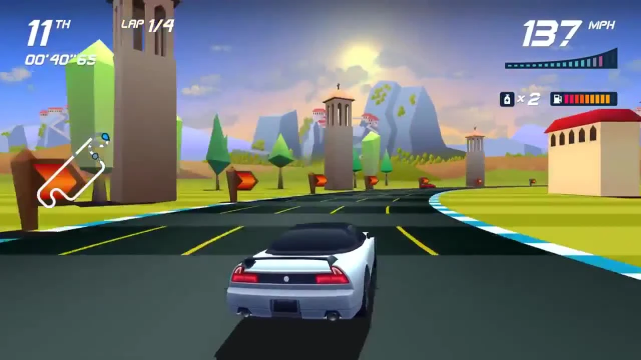 Horizon Chase Turbo. Ретро аркадная гонка возвращается! Обзор (PS4/Steam)