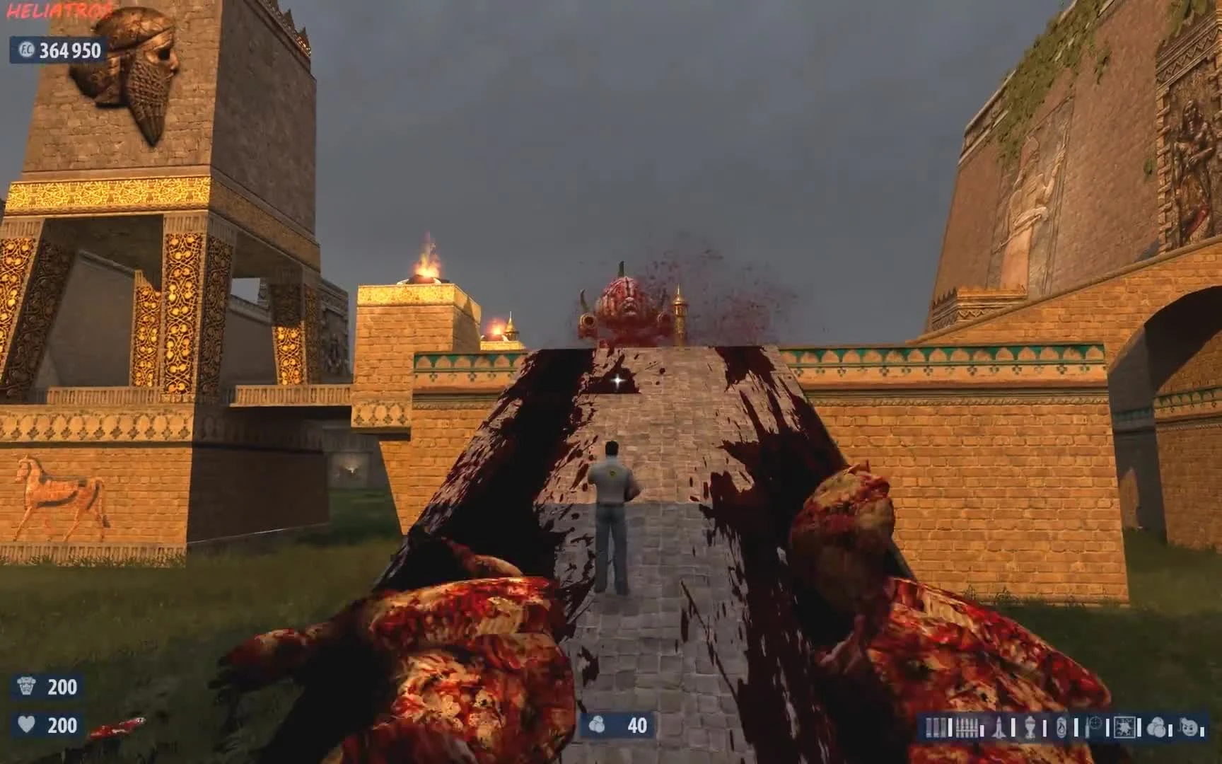 Хардкор-прохождение Serious Sam HD: TSE !БЕЗ РАНЕНИЙ! #9