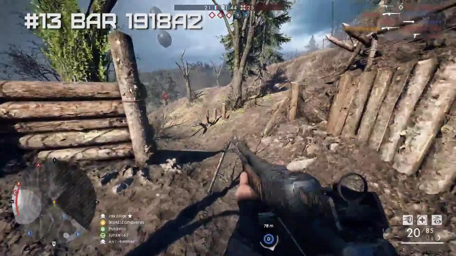 Пулемёты. От худших к лучшим (BATTLEFIELD 1)