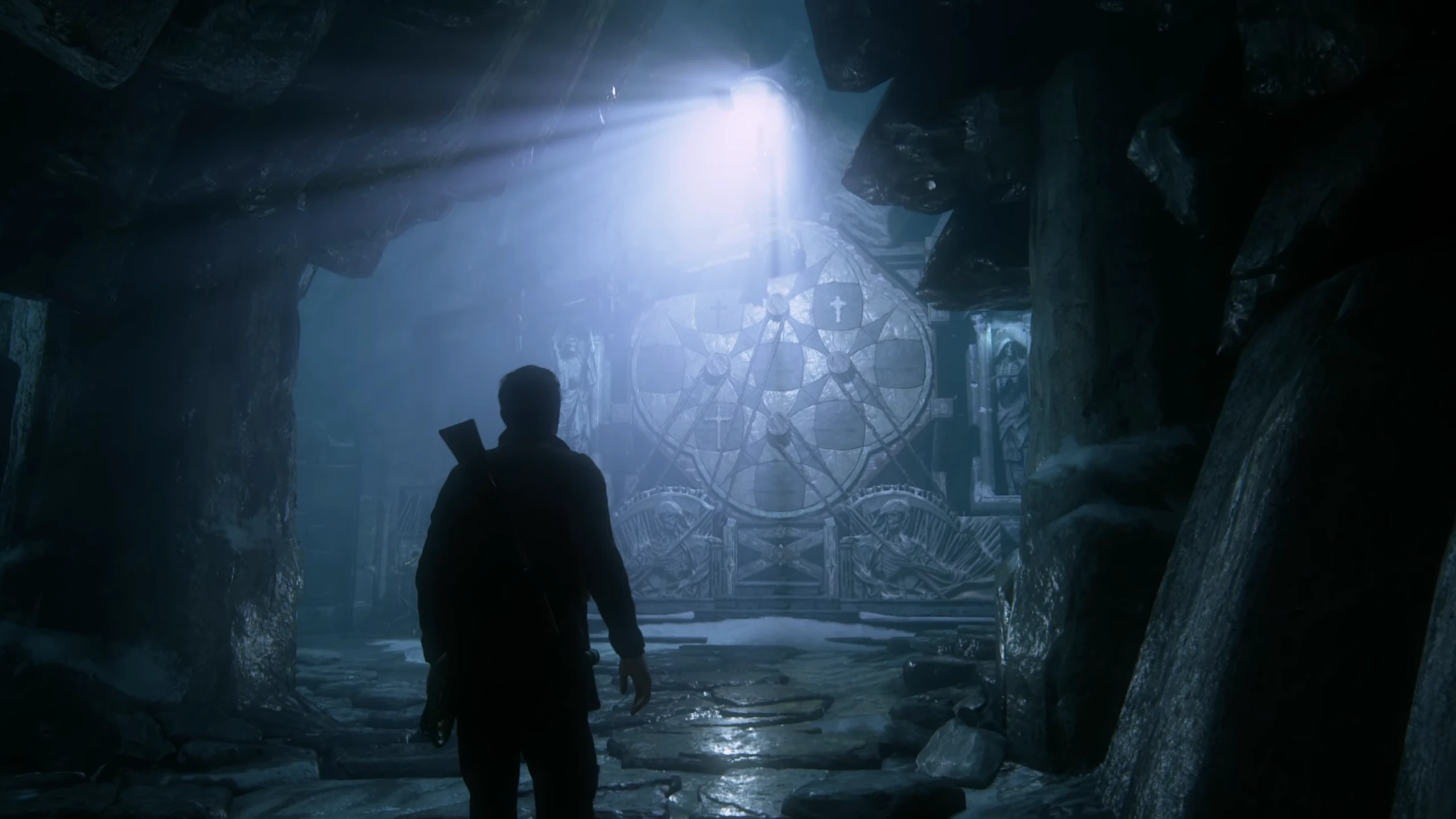 Решение головоломки в 9 главе Uncharted: Legacy of Thieves Collection. Достижение "Суд и расправа"