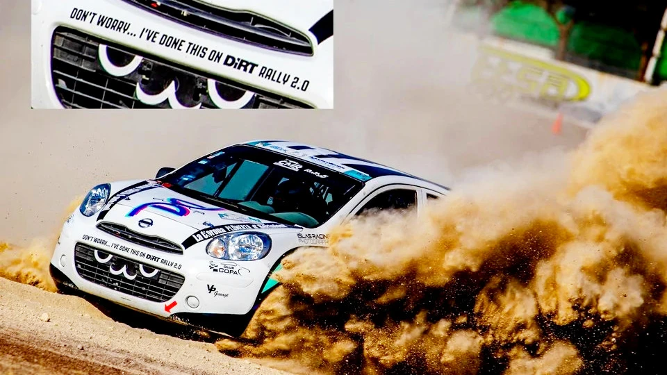 На гоночном автомобиле появилось упоминание игры DiRT Rally 2.0