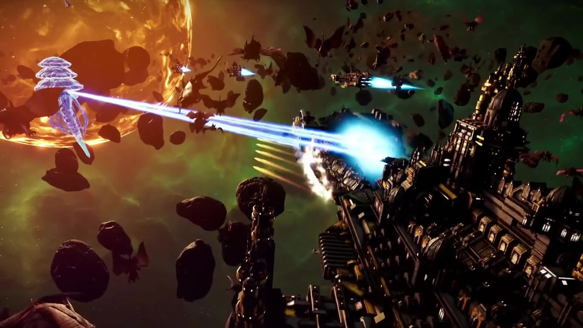 Battlefleet Gothic: Armada 2 - Сражения в космосе - Часть 2 - Геймплей - Русский трейлер